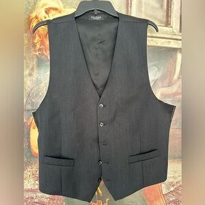 Men’s Joseph A. Bank black vest. XL-XXL. Adjustable strap. High quality material